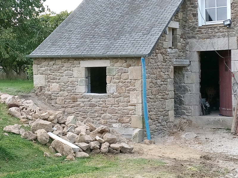 Travaux de maçonnerie et rénovation en pierre par Bourge Sébastien